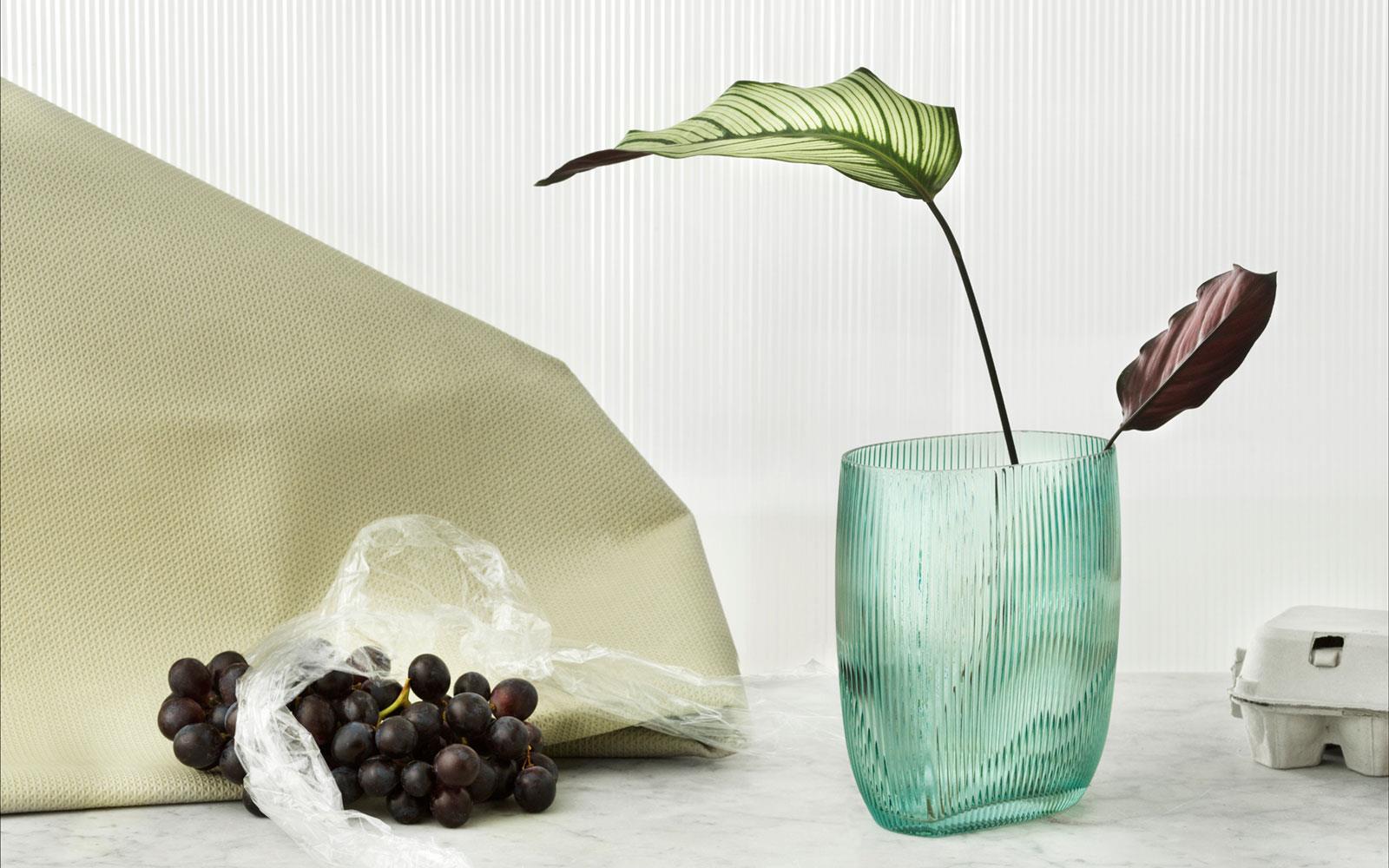 Normann Copenhagen Tide vase, blå - H: 28 cm. - Bahne